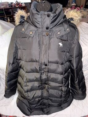 Abercrombie & Fitch Vintage Down Puffer Jacket